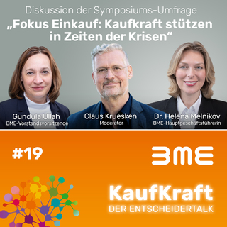 Podcast zur BME-Umfrage „Fokus Einkauf – Kaufkraft stützen in Zeiten der Krisen“ online