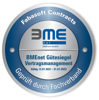 Vertragsmanagement: Fabasoft Contracts mit BMEnet-Gütesiegel ausgezeichnet