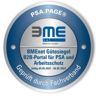 PSA.PAGE mit BMEnet Gütesiegel „B2B-Portal für PSA und Arbeitsschutz“ ausgezeichnet