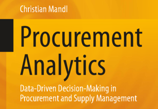 Buch „Procurement Analytics“ veröffentlicht