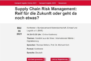 BME-Fachforum auf der transport logistic