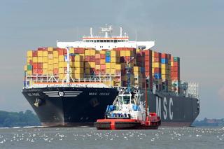 Containerschiff-Netzwerk aus dem Takt