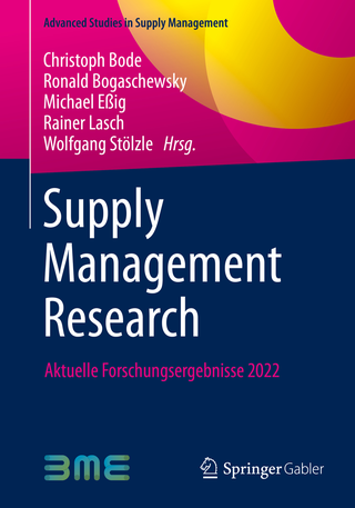 Buch „Supply Management Research 2022“ erschienen