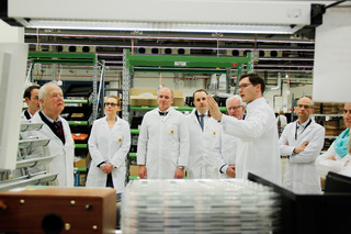 Besuch des Unternehmens Qundis GmbH in Erfurt - zum Thema - Industrie 4.0 in der Praxis -