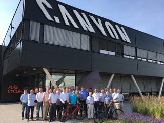 Besichtigung der Firma CANYON Bicycles GmbH in Koblenz am 21. Juni 2017