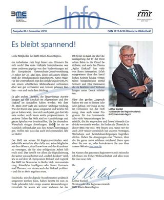 BME rmr Info Nr. 86 ist online!