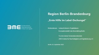 Nachbericht zur Veranstaltung Fit4Einkauf: Erste Hilfe im Label-Dschungel