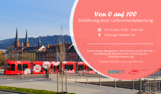 Vortrag Lieferantenbewertung und Betriebsführung bei der VAG Freiburg