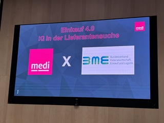 Rückblick: Firmenbesichtigung medi GmbH & Co. KG + Vortrag Einkauf 4.0 KI in der Lieferantensuche