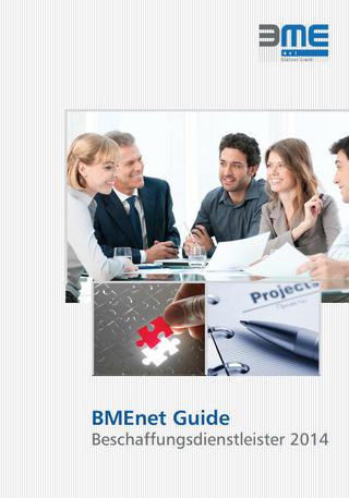 BMEnet Guide Beschaffungsdienstleister 2014