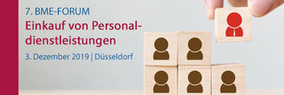 7. BME-Forum Einkauf von Personaldienstleistungen / 3. Dezember 2019 in Düsseldorf