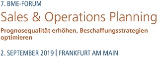 7. BME-Forum: Sales &amp; Operations Planning / 2. September 2019 in Frankfurt am Main